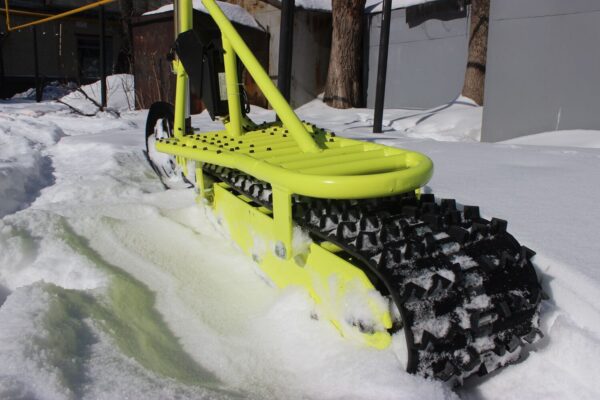 electric snowbike yellow_3