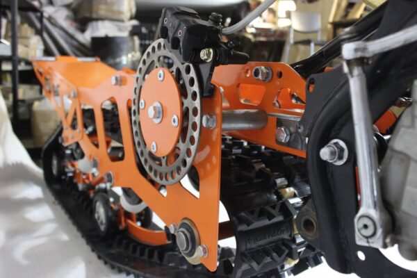 Гусеница на мотоцикл_гусеничный комплект_снегоходный комплект для мото_16