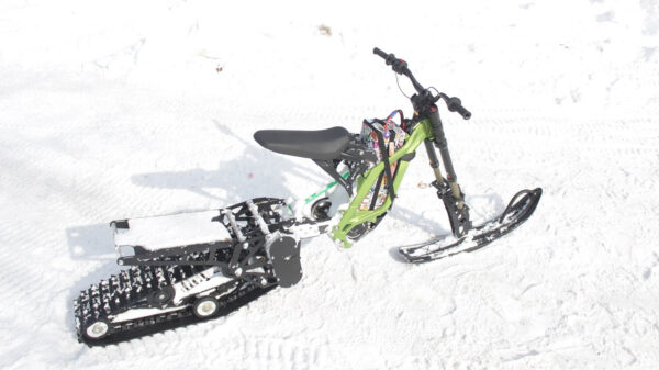 Surron snowbike_electric snowbike_sur ron snowbike kit_гусеница на суррон_surron гусеничный комплект_4