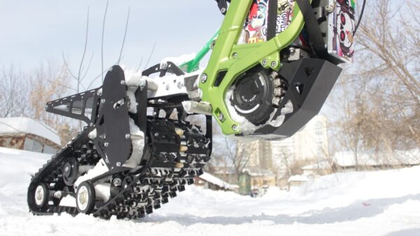 Surron snowbike_electric snowbike_sur ron snowbike kit_гусеница на суррон_surron гусеничный комплект_6