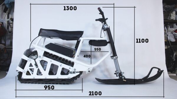 Size_electric snowscooter 3 kW