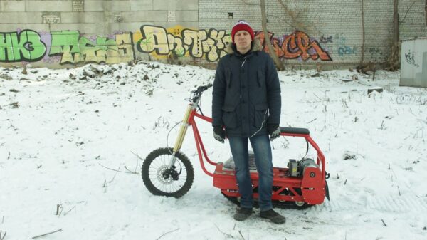 Electric snowmobile_electric snowbike_электро снегоход_11