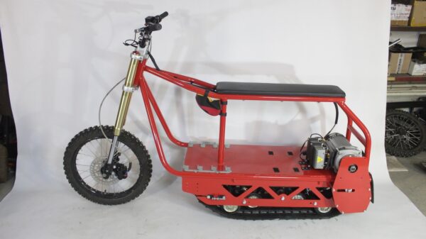 Электрический вездеход_сноубайк_electric atv_tracked vehicle_snowbike_2