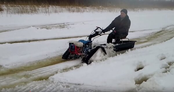 гусеничная приставка для мотоблока_снегоходная приставка_13