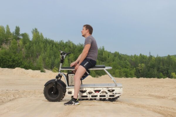 Электро вездеход_электро снегоход_сноубайк_самоделка_1