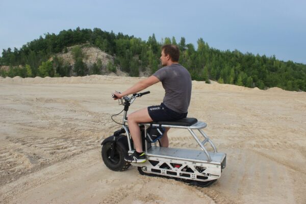 Электро вездеход_электро снегоход_сноубайк_самоделка_2