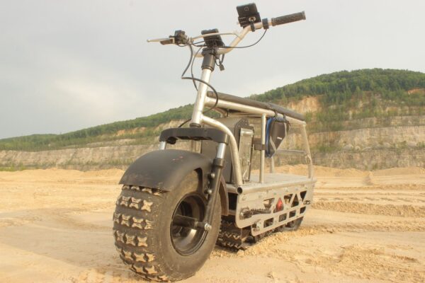 Электро вездеход_электро снегоход_сноубайк_самоделка_6