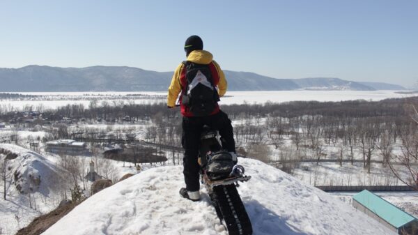 Электрический снегоход_электро сноубайк_сноускутер_электро собака_электро буксировщик_7