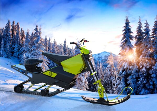 Электрический сноубайк Sniejik_электрический снегоход_электро сноускутер