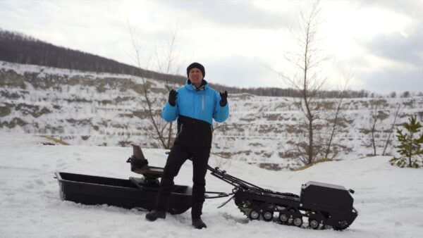 Электро собака_электрический буксировщик_электро мотособака_электро мотобуксировщик_МТТ136_8