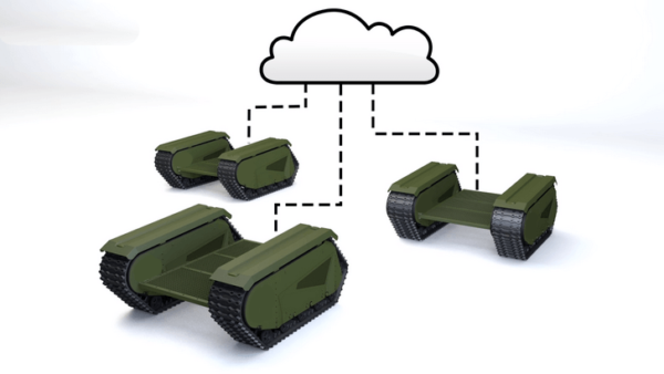 гусеничная платформа грузовая milrem_гусеничное шасси_гусеничный модуль_5