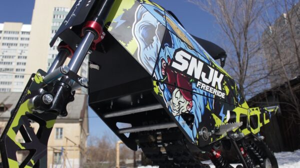 Электрический снегоход, электро сноубайк_Sniejik_6