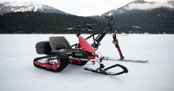 Электрический снегоход_электро трицикл_электро картинг_зимний картинг_электро сноубайк_мотосноуборд_электро сноуборд_9