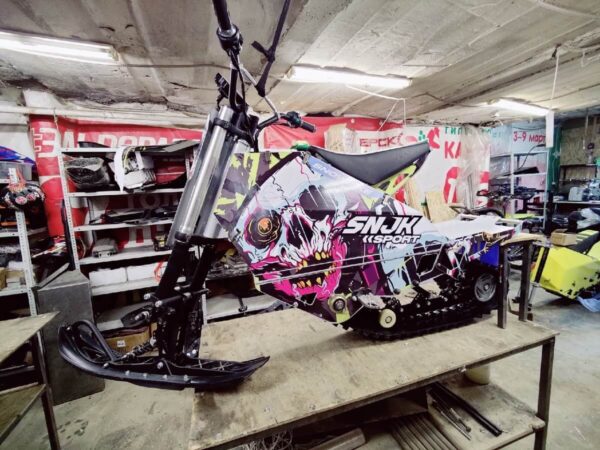 Электро снегоход_сноубайк наклейки_Sniejik Sport_2