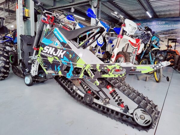 Электро сноубайк_наклейки на сноубайк_электро снегоход_3