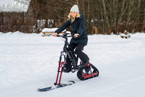 Гусеничный комплект для велосипеда_ktrak гусеница для велосипеда_велосипед вездеход_14