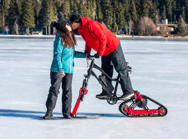 Гусеничный комплект для велосипеда_ktrak гусеница для велосипеда_велосипед вездеход_3