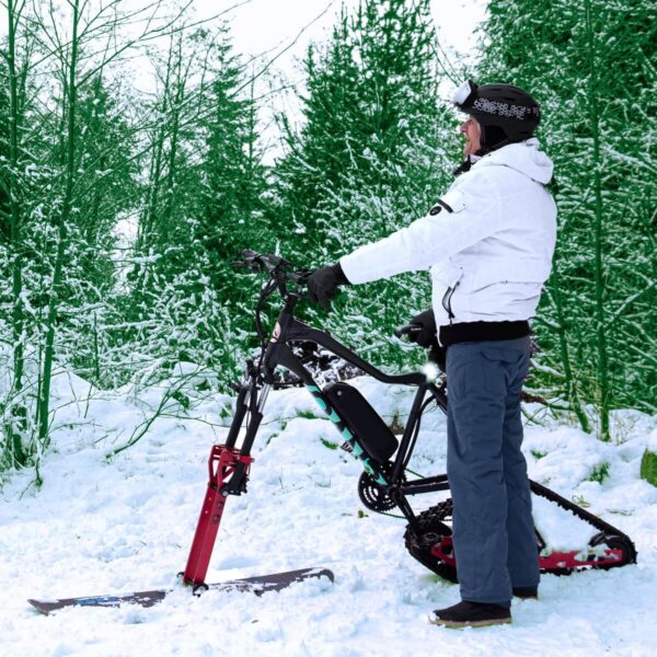 Гусеничный комплект для велосипеда_ktrak гусеница для велосипеда_велосипед вездеход_4