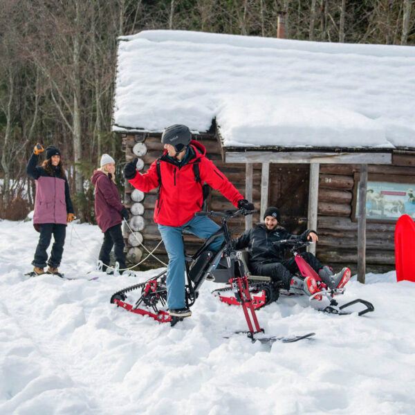 Гусеничный комплект для велосипеда_ktrak гусеница для велосипеда_велосипед вездеход_5